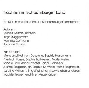 DVD Trachten im Schaumbuger Land