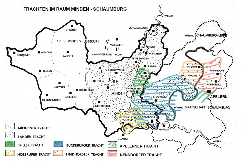 Die Trachtenregion Minden-Schaumburg